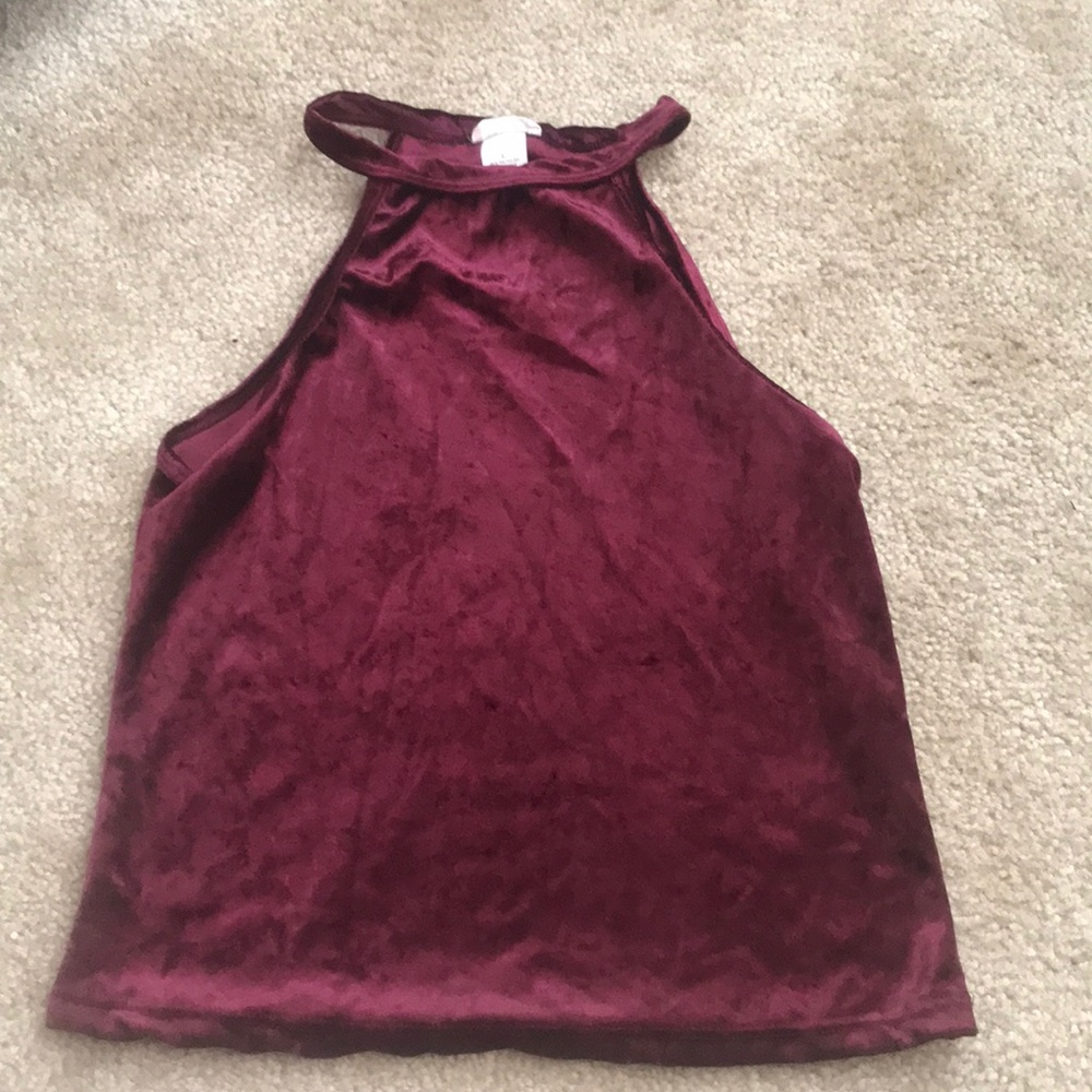 High neckline tank